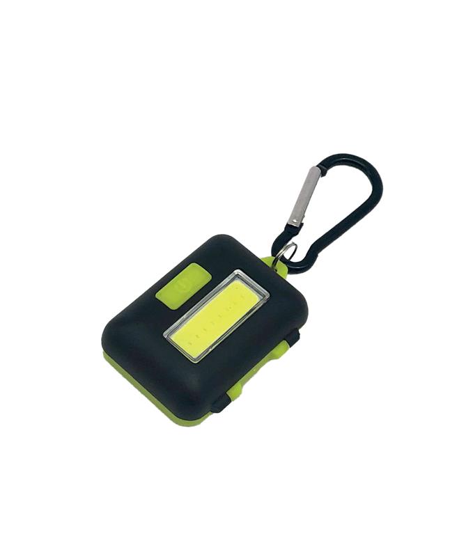 Рекомендуем купить Фонарь брелок кемпинговый походный 2ВтCOBLED 3xAAA корпус ABS-пластик карабин КОСМОС KOC204B