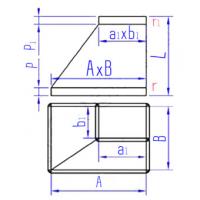 Купить переход прямоугольного сечения тип 2 оптом | ПРОТОРГ