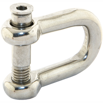 Рекомендуем купить Скоба такелажная D-образная ART 8482 Ø12 мм с внутренним шестигранником, нерж. сталь А4