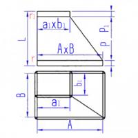 Купить переход прямоугольного сечения тип 3 оптом | ПРОТОРГ