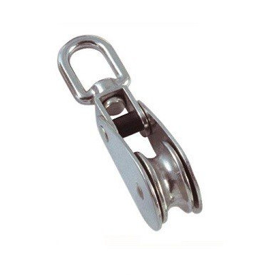 Рекомендуем купить Блок такелажный Art 8369 с вертлюгом 32мм, нерж. сталь А2
