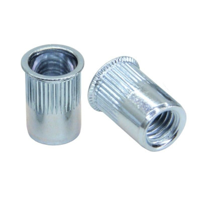 Рекомендуем купить Заклепка М10x17 с внутренней резьбой, насечками и цилиндрическим бортом, алюминий