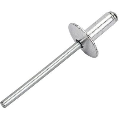 Рекомендуем купить Заклепка вытяжная открытая 3,2x14 с увеличенным бортом 9,5 мм, алюминий / оц. сталь