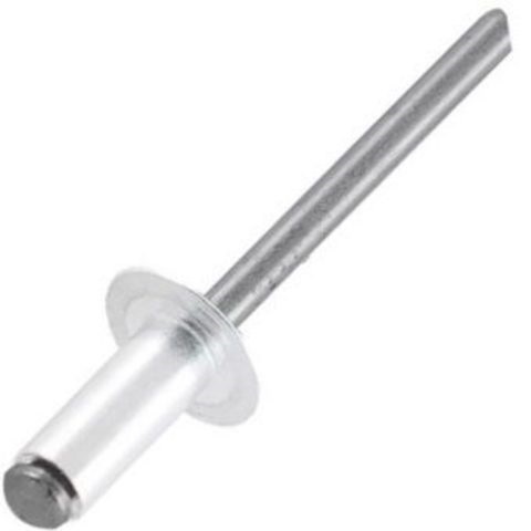 Рекомендуем купить Заклепка вытяжная открытая 4.8x20 со стандартным бортом, алюминий / сталь