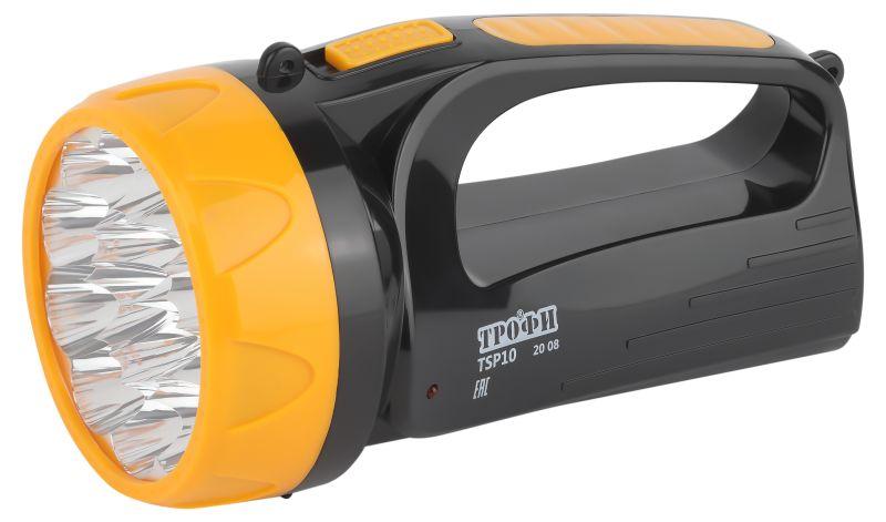 Рекомендуем купить Фонарь-прожектор аккумуляторный TSP10 15LED 2 режима 4В 1.5А.ч ЗУ 220В (картон. упак.) Трофи Б0016537