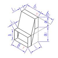 Купить утка прямоугольного сечения со смещением в 2-х плоскостях оптом | ПРОТОРГ