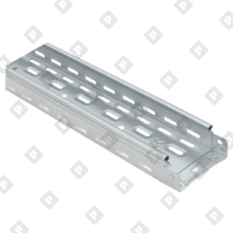 Лоток кабельный перфорированный 150x100x1,2 мм, оц. сталь - №1