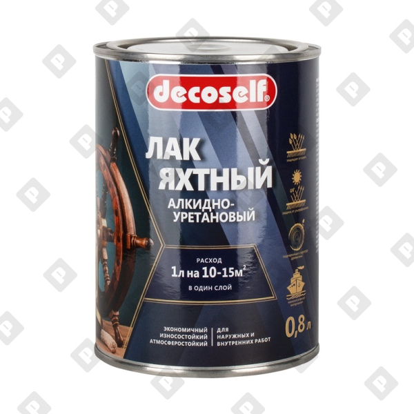 Лак яхтный Pufas Decoself глянцевый (0,8 л) - №1