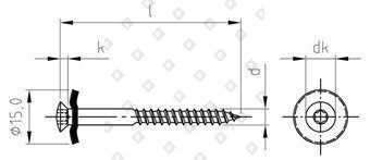 Art. 9187 A2-Cu 4,5X25 TX20 - №3