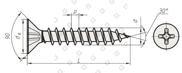 3.5x51 ГКЛ КР - №2