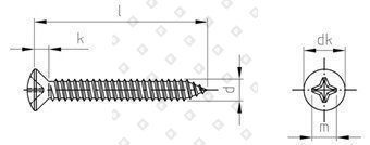 DIN 7983 A2 C 5,5X13 H - №4