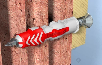 Универсальный дюбель fischer DUOPOWER 10x80 мм - №8