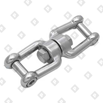 Вертлюг АРТ 8535 вилка-вилка со штифтом с внутренним шестигранником  19мм, нерж. сталь А4 - №2