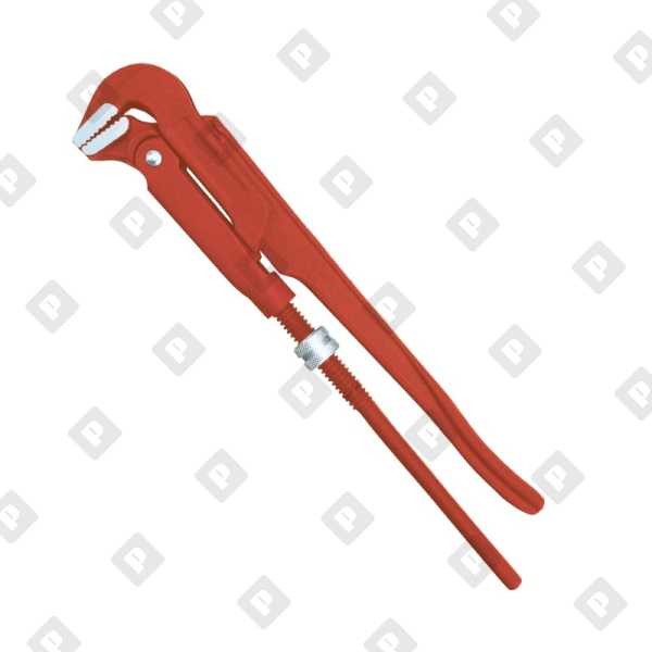 Ключ трубный Biber 90052 Профи CrV, 90 градусов 1,5" - №1