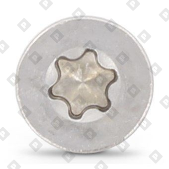 Винт ISO 10642 (DIN 7991) M5x12 с потайной головкой и шлицем TORX, нерж. сталь А2 - №2