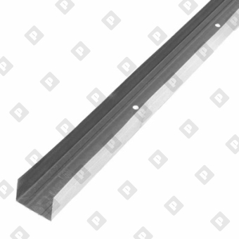 Профиль направляющий ПН-6 100x40x0.6 мм (3 м) для ГКЛ, оц. сталь - №1