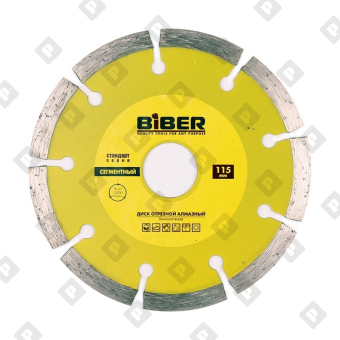 Диск алмазный сегментный Biber 70212 Стандарт 115 мм - №1