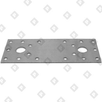 Крепежная пластина KP 180x65x1.5 мм, оц. сталь - №1