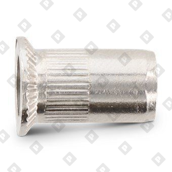 Заклепка-гайка ART 1023 M6x16 с потайным бортиком, с насечками, нерж. сталь А2 - №2