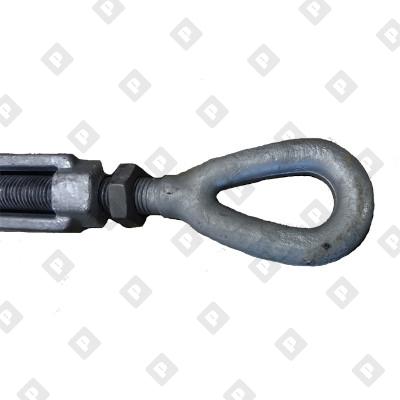Талреп грузовой открытый 2" x 24" вилка-ухо 16,8 т, оц. сталь - №3
