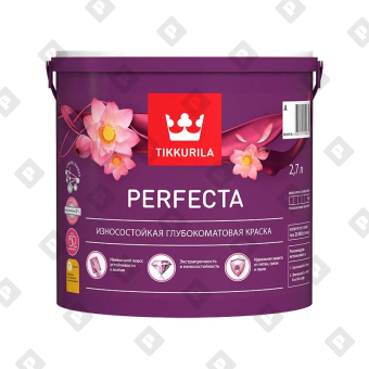Краска интерьерная Tikkurila PERFECTA A глуб.мат. (2,7 л) - №1