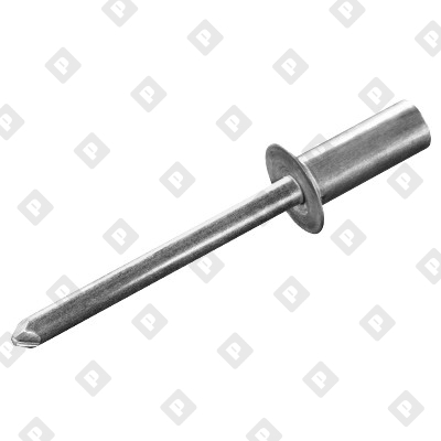 Заклепка вытяжная закрытая 4,8x14 с потайным бортом, алюминий / алюминий - №1