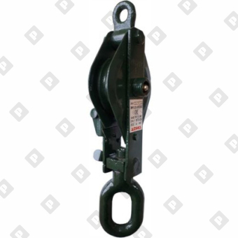 Блок одинарный монтажный грузовой с кольцом, г/п 0.5т - №1