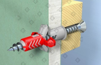 Универсальный дюбель fischer DUOPOWER 10x80 мм - №9