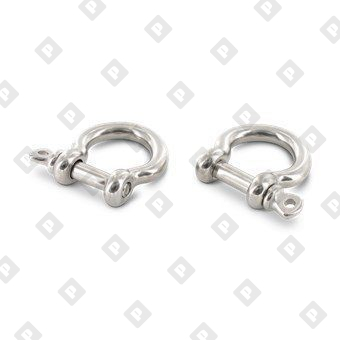 Скоба такелажная омегообразная ART 8260 Ø19 мм, нерж. сталь А4 - №1