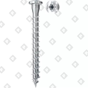 Шуруп Fischer FPF-PT 4,0X20 ZPF с полусферической головкой и шлицем TORX, оц. сталь - №1