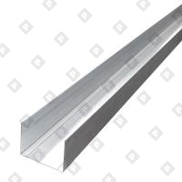 Потолочный направляющий профиль ППН 28x27x0.6 мм (3 м) для ГКЛ, оц. сталь - №1