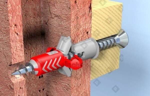 Универсальный дюбель fischer DUOPOWER 8x40 S с шурупом - №5