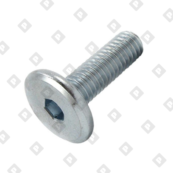 M6x16 DIN 7420 мебельный, оц. сталь - №1